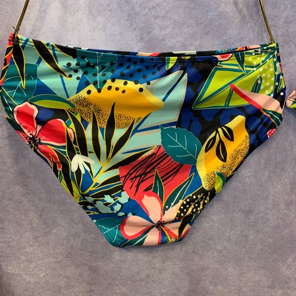 Yonique Two Piece One Shoulder Tankini Tummy Control Bathing Suit - Picture 8 of 9